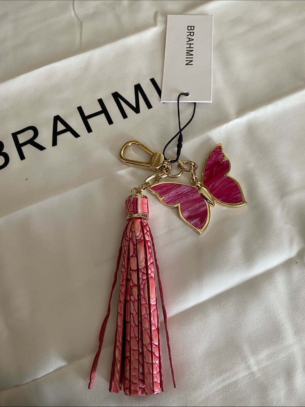 Brahmin Cupid Ombre Butterfly Charm